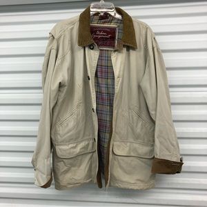 Urban Equipment Men’s Medium Car Coat Jacket Button Up Beige